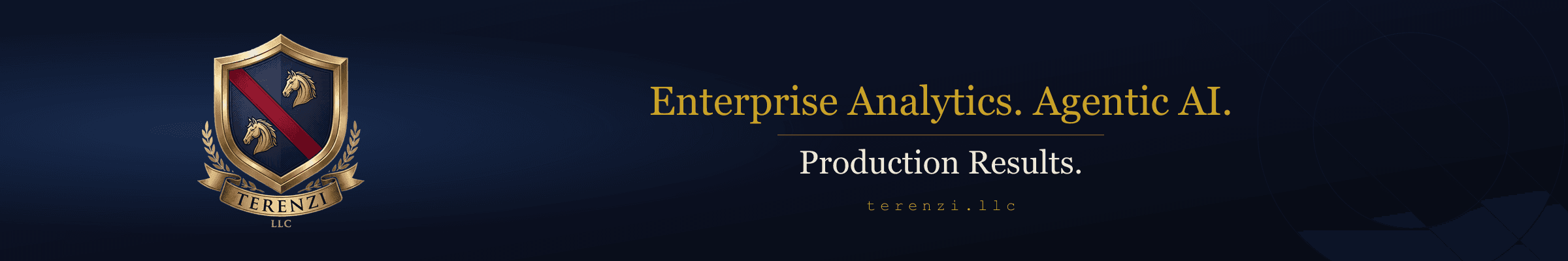 Terenzi LLC — Enterprise Analytics. Agentic AI. Production Results.